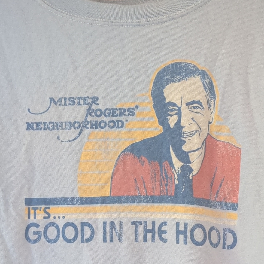 Mister Rogers Neighborhood It's Good In The Hood Sz XL Mens T Shirt